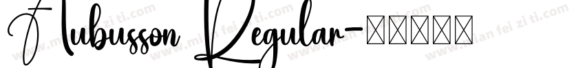 Aubusson Regular字体转换
